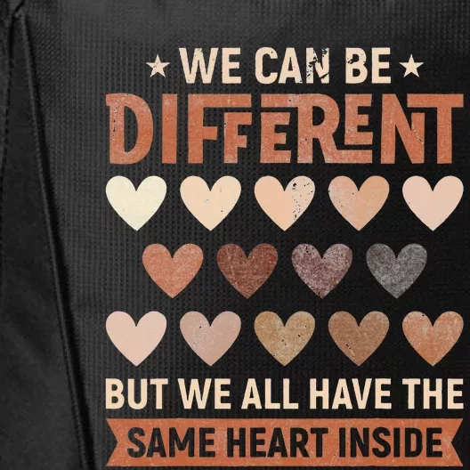 We Have The Same Heart Inside Black History Month City Backpack