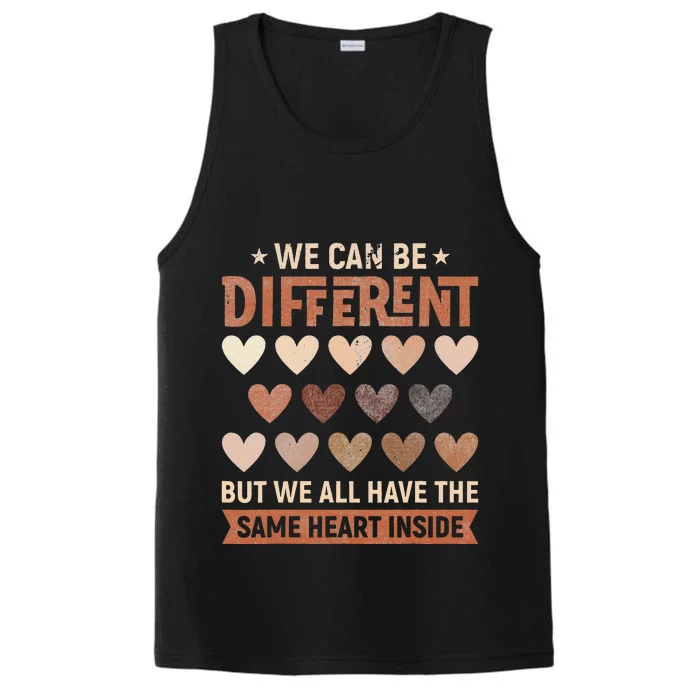 We Have The Same Heart Inside Black History Month Performance Tank