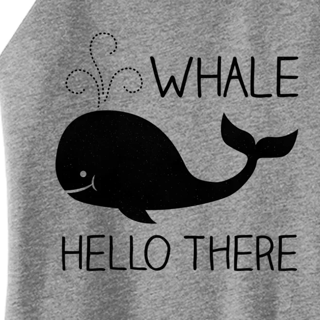 Whale Hello There Funny Save Whale Funny Gift Women’s Perfect Tri Rocker Tank