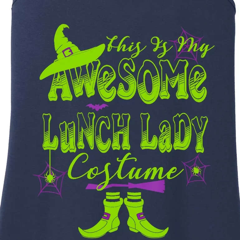 Wo Halloween This Is My Awesome Lunch Lady Costume Cute Ladies Essential Tank