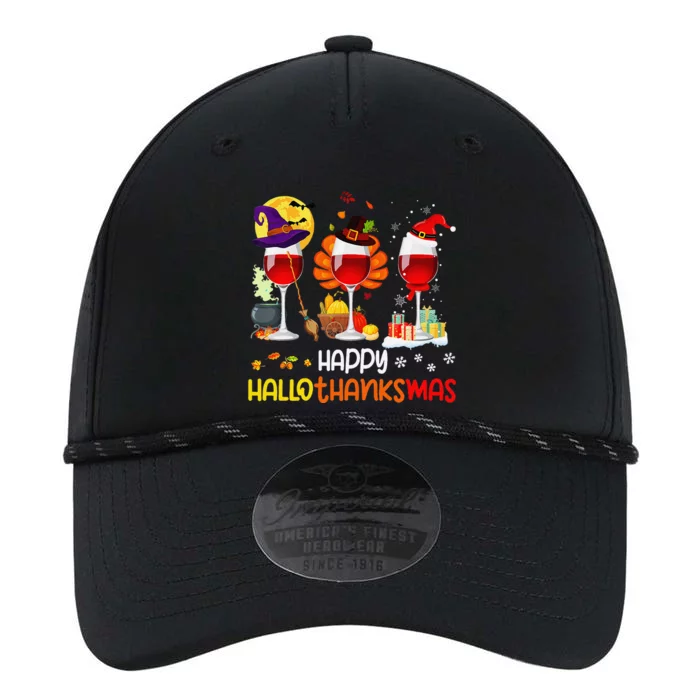 Wine Halloween Thanksgiving Christmas Happy Hallothanksmas Performance The Dyno Cap