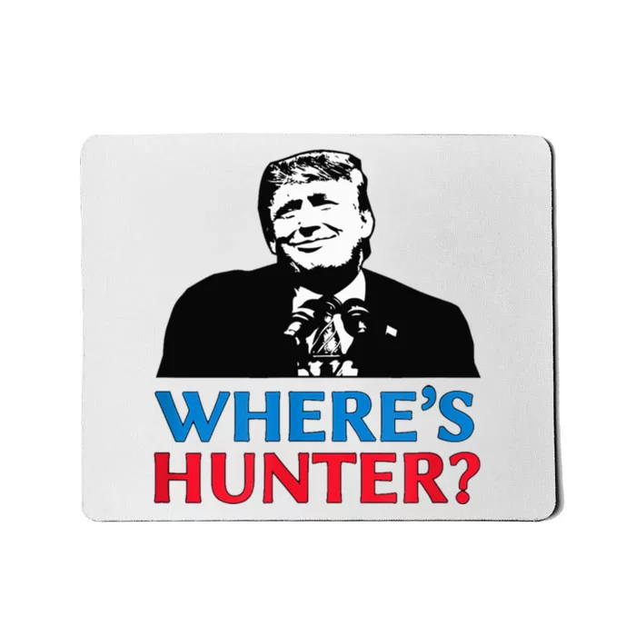 Where's Hunter Trump Wheres Hunter Mousepad