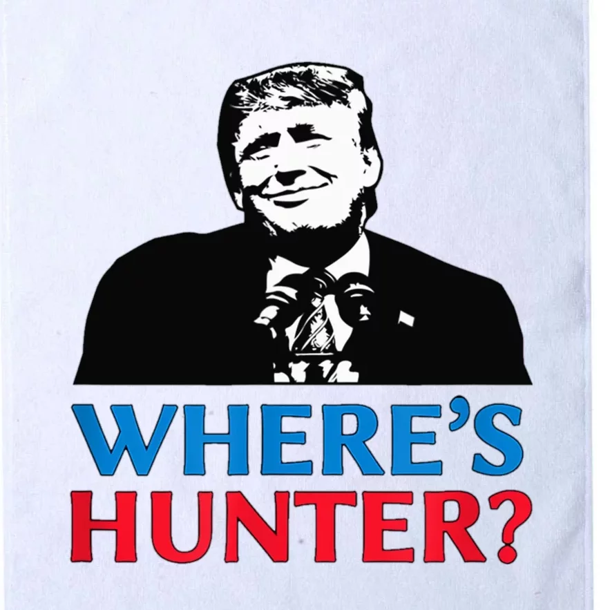 Where's Hunter Trump Wheres Hunter Platinum Collection Golf Towel