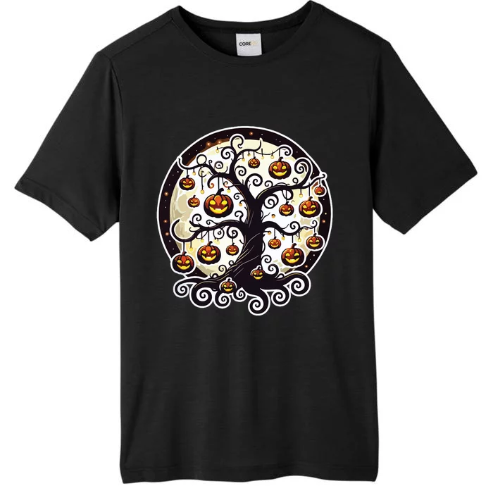 Whimsical Halloween Tree ChromaSoft Performance T-Shirt