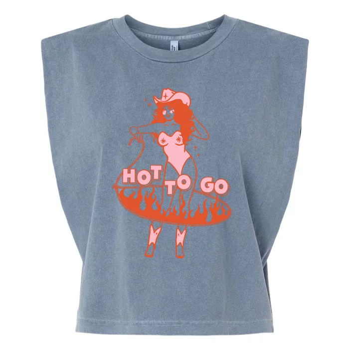 Wildkindprints Hot To Go Cowgirl Garment-Dyed Women's Muscle Tee