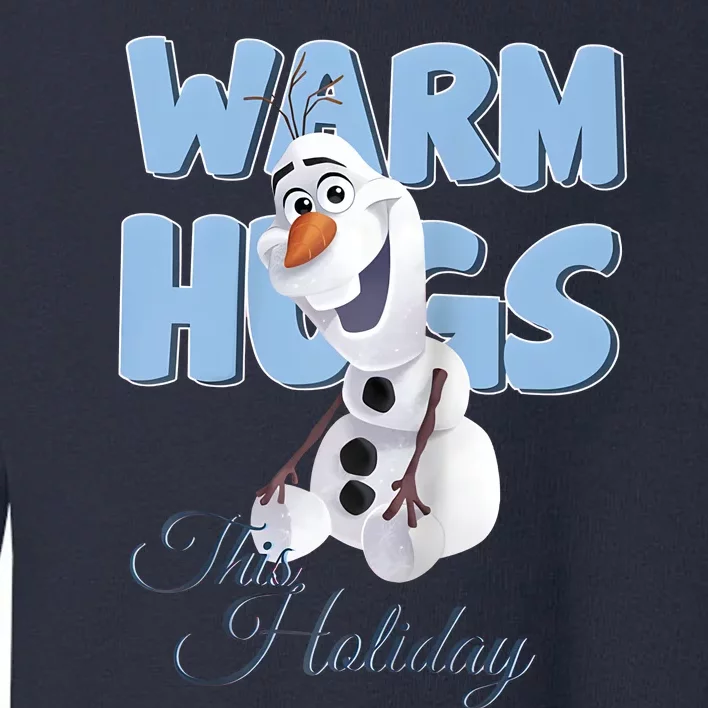 Warm Hugs This Holiday Funny Snowman Winter Toddler Sweatshirt