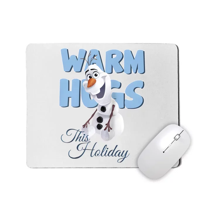 Warm Hugs This Holiday Funny Snowman Winter Mousepad