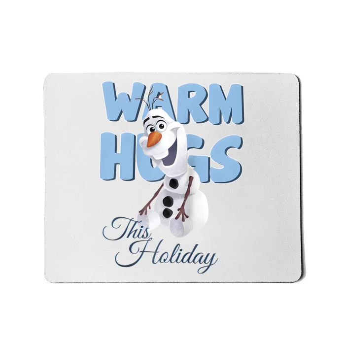 Warm Hugs This Holiday Funny Snowman Winter Mousepad