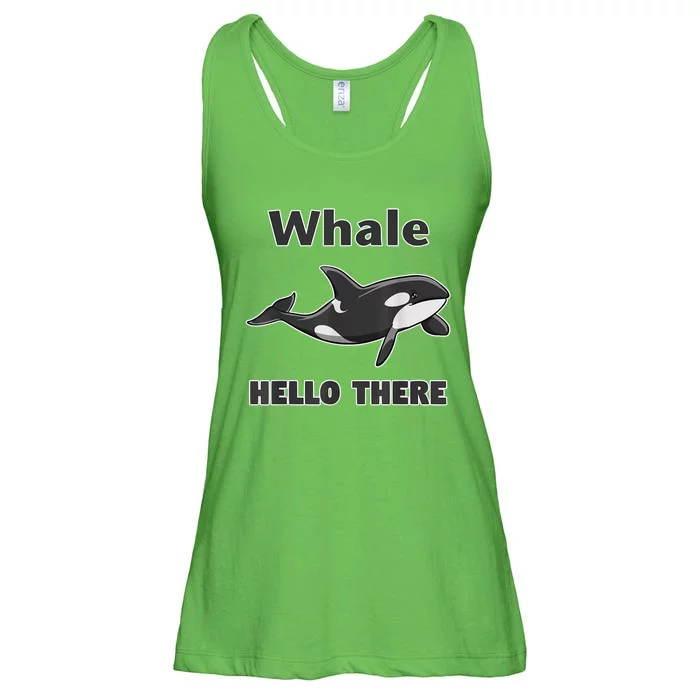 Whale Hello There Killer Whale Ladies Essential Flowy Tank