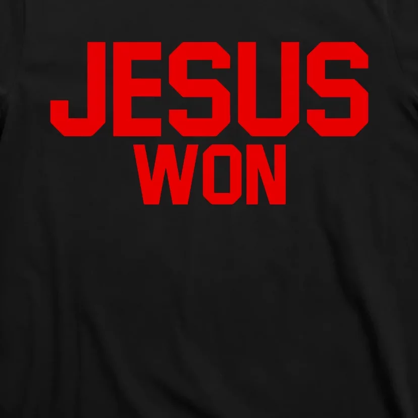 Will Howard Treveyon Henderson Gee Scott Wearing Jesus Won T-Shirt