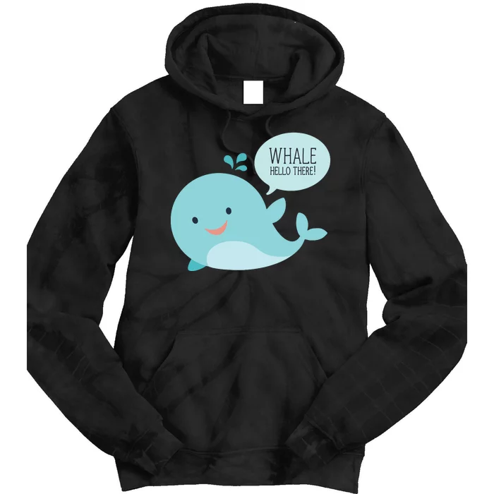 Whale Hello There Tie Dye Hoodie