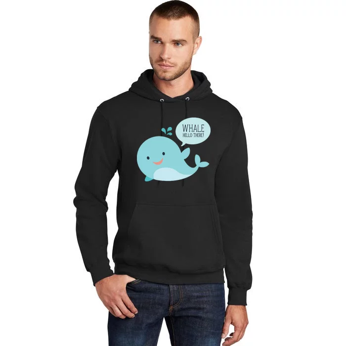 Whale Hello There Tall Hoodie