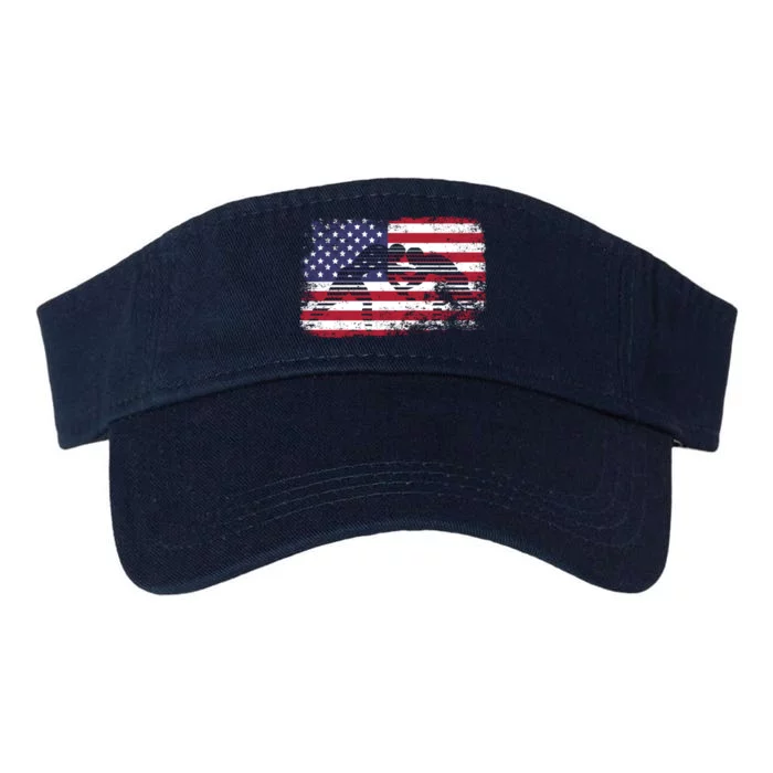 Wrestling Hoodie Usa Flag Wrestling Hoodie Valucap Bio-Washed Visor