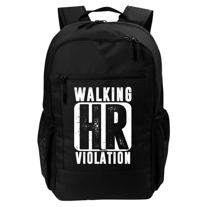 Walking HR Violation Funny Daily Commute Backpack