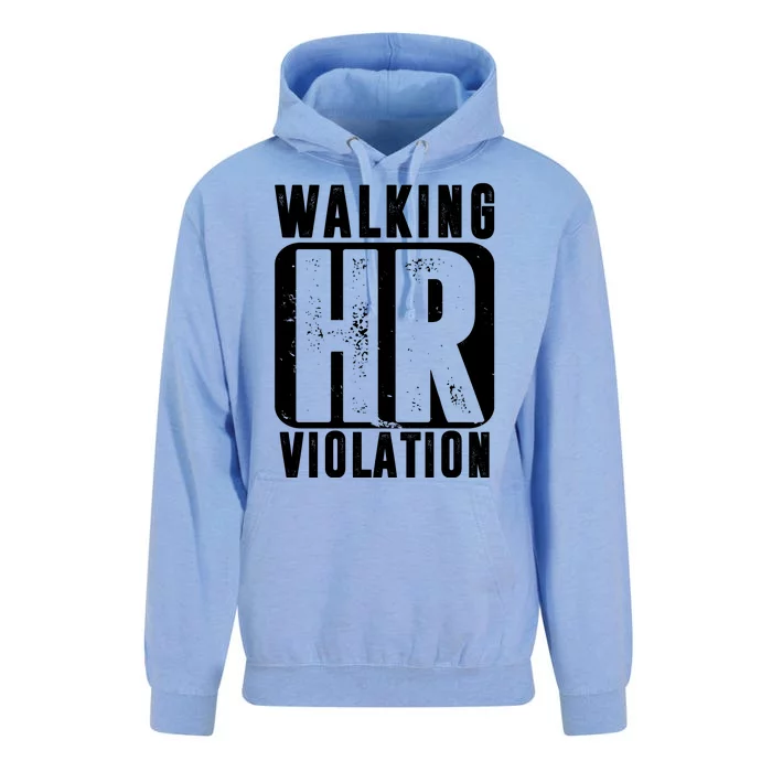 Walking HR Violation Funny Unisex Surf Hoodie