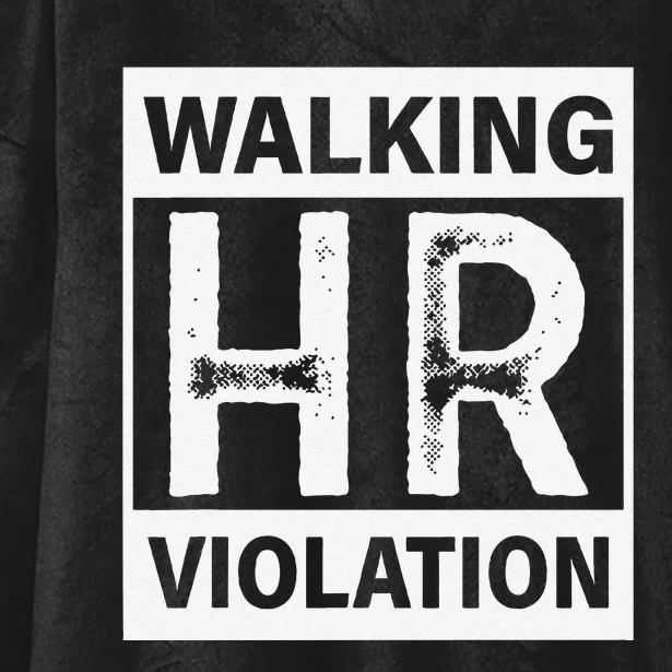 Walking Hr Violation Hooded Wearable Blanket