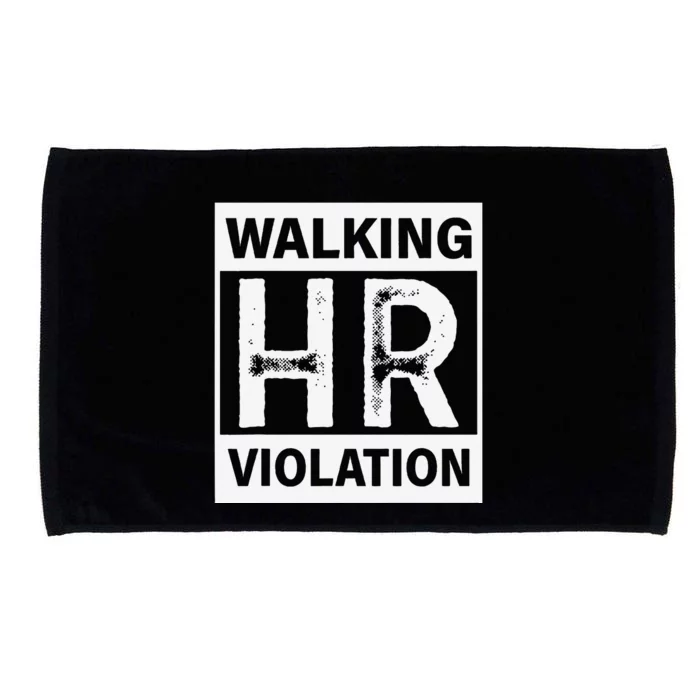 Walking Hr Violation Microfiber Hand Towel