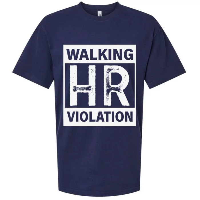 Walking Hr Violation Sueded Cloud Jersey T-Shirt