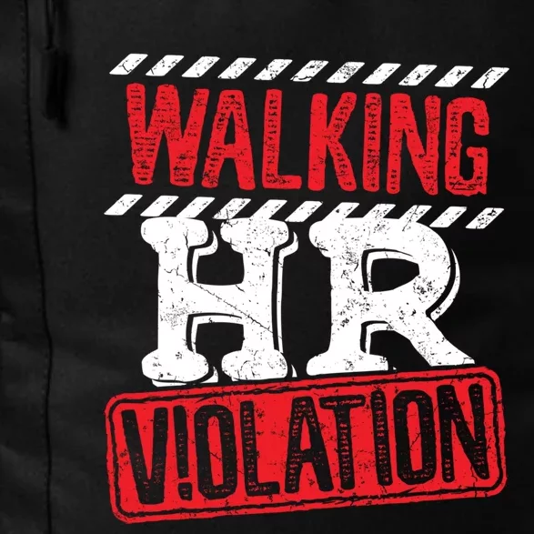 Walking HR Violation HR Human Resources Nightmare Daily Commute Backpack