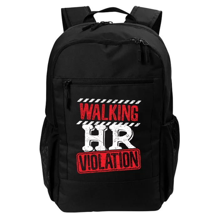 Walking HR Violation HR Human Resources Nightmare Daily Commute Backpack