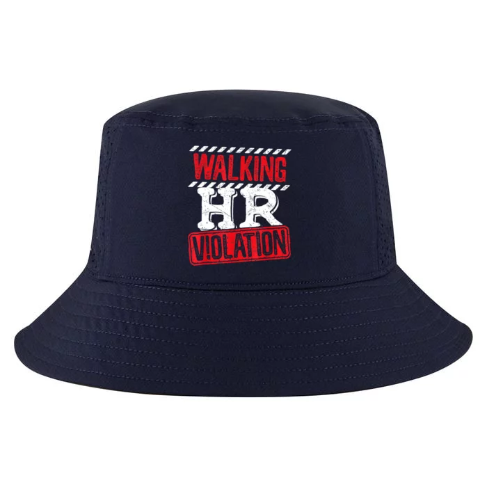 Walking HR Violation Funny Meme Cool Comfort Performance Bucket Hat