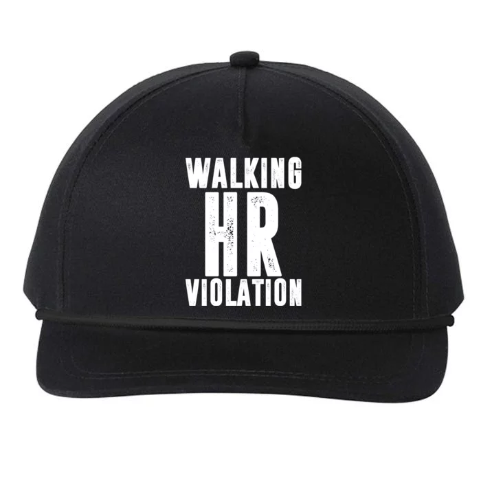 Walking HR Violation Human Resource Snapback Five-Panel Rope Hat