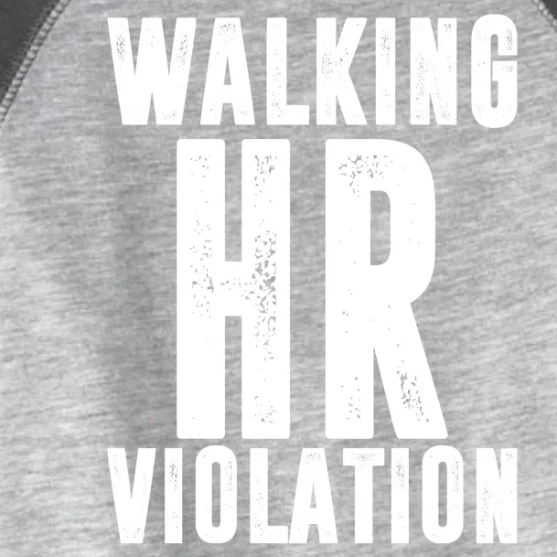 Walking HR Violation Human Resource Toddler Fine Jersey T-Shirt