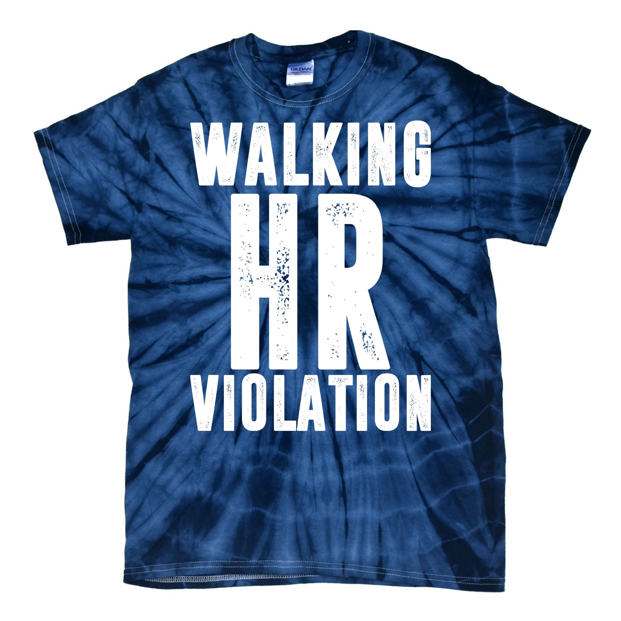 Walking Hr Violation Human Resource Tie Dye T Shirt Teeshirtpalace