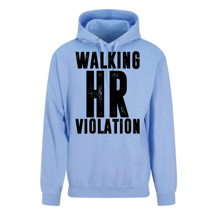 Walking HR Violation Human Resource Unisex Surf Hoodie