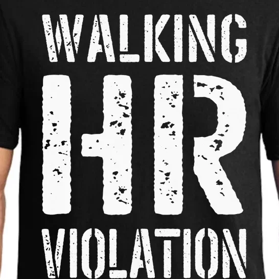 Walking HR Violation Human Resources Pajama Set