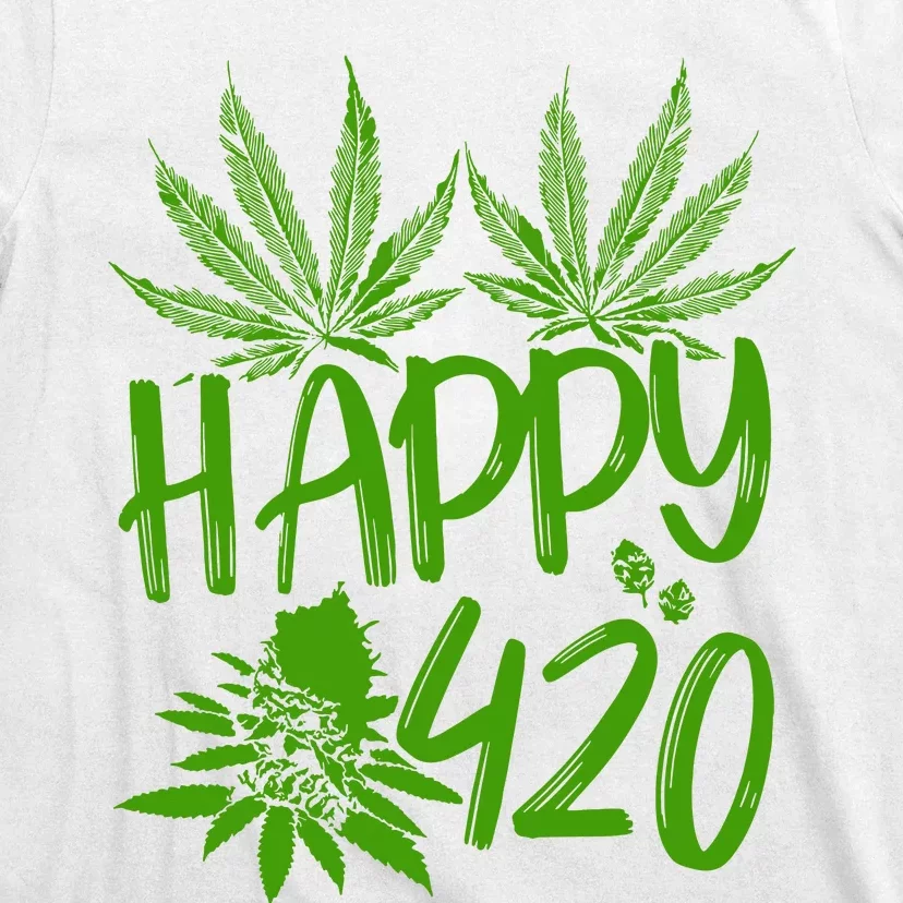 Weed Heart Valentines Day Cannabis 420 T-Shirt