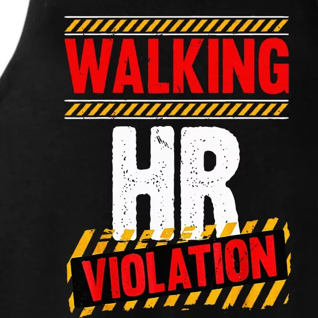 Walking hr violation Ladies Tri-Blend Wicking Tank