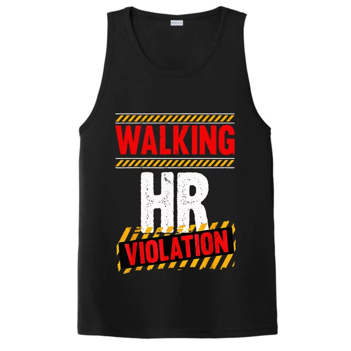 Walking hr violation Performance Tank