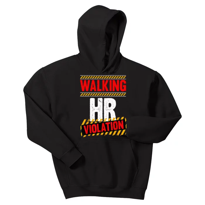 Walking hr violation Kids Hoodie