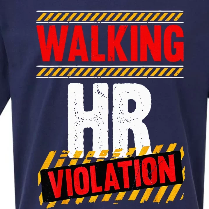 Walking hr violation Sueded Cloud Jersey T-Shirt