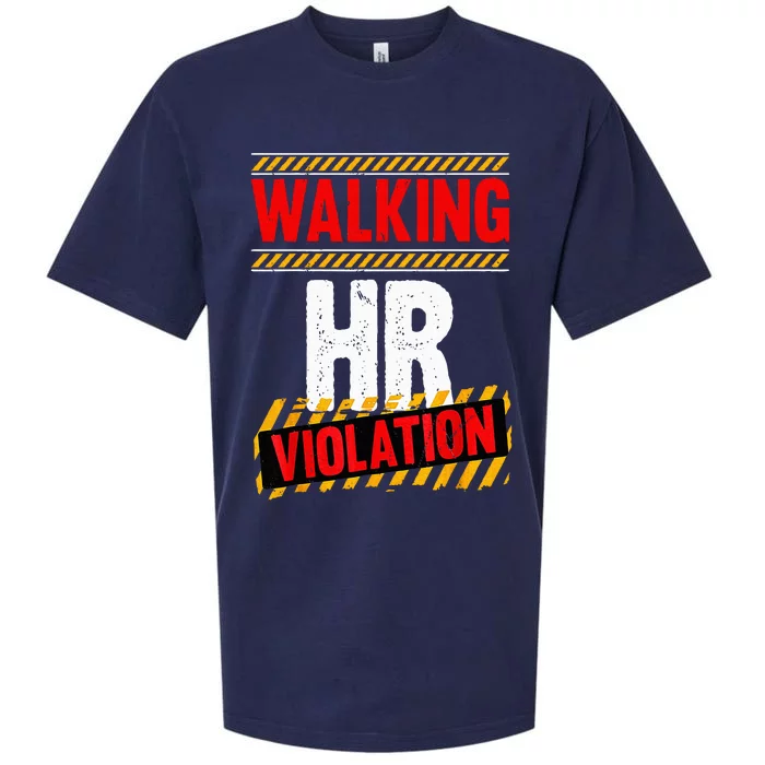 Walking hr violation Sueded Cloud Jersey T-Shirt