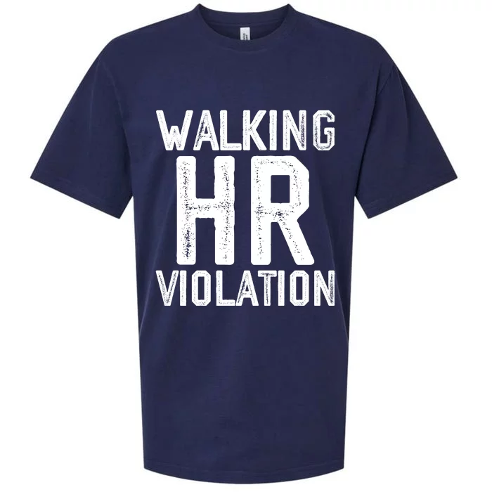 Walking HR Violation HR Human Resources Nightmare Sueded Cloud Jersey T-Shirt