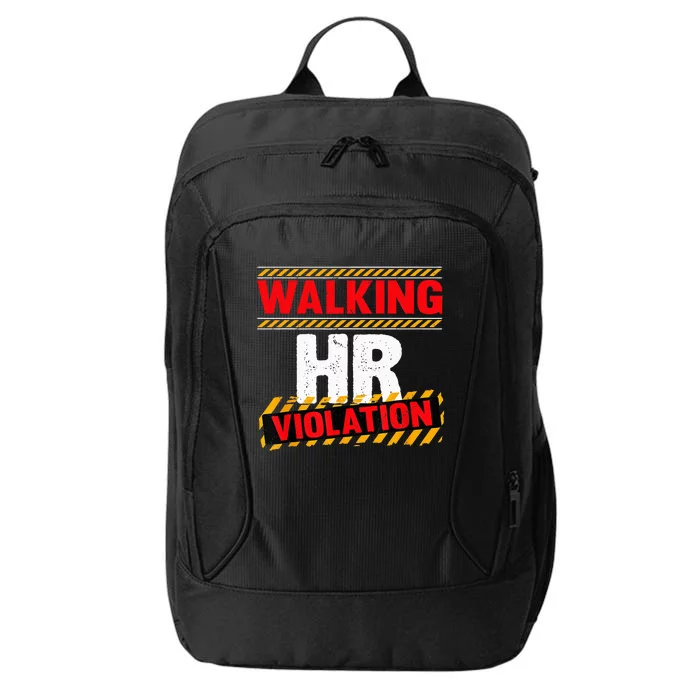 Walking HR Violation Funny Coworker City Backpack