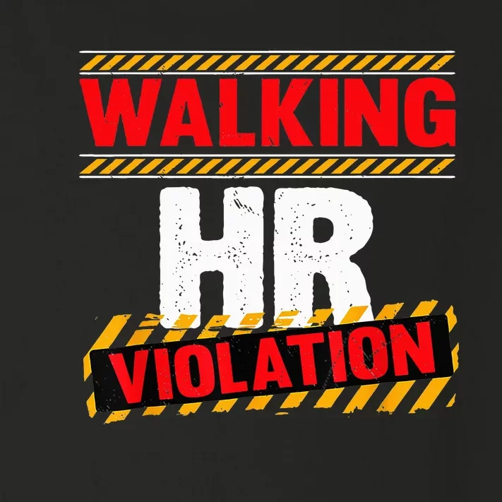 Walking HR Violation Funny Coworker Toddler Long Sleeve Shirt