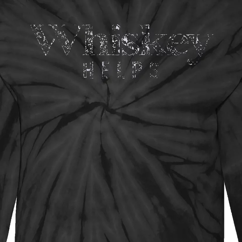 Whiskey Helps Tie-Dye Long Sleeve Shirt