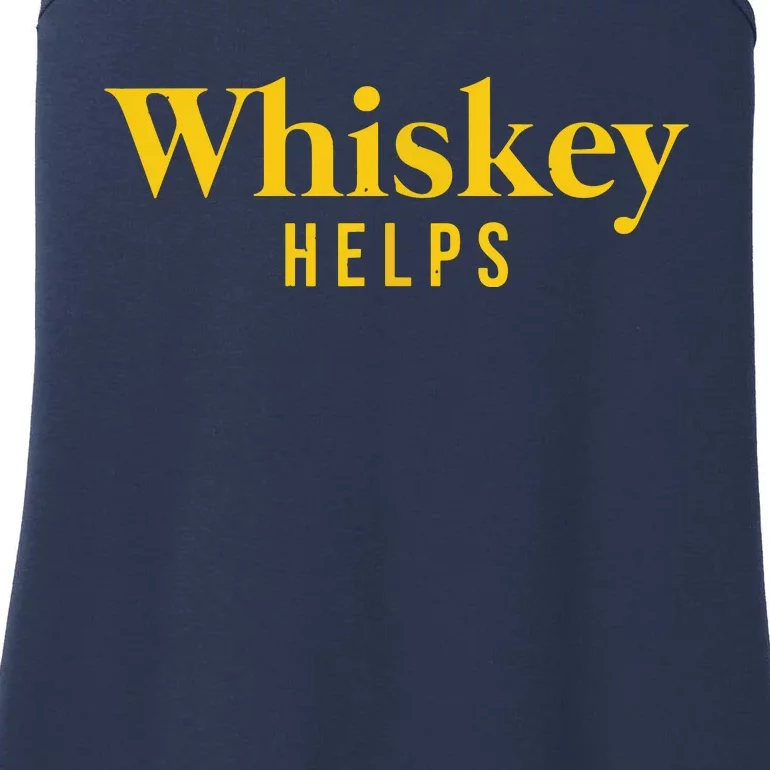 Whiskey Helps Ladies Essential Tank