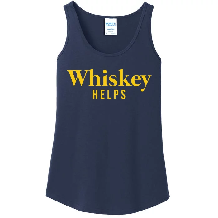 Whiskey Helps Ladies Essential Tank