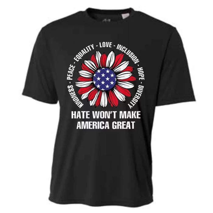 Women Hate Wont Make America Great Gift Cooling Performance Crew T-Shirt