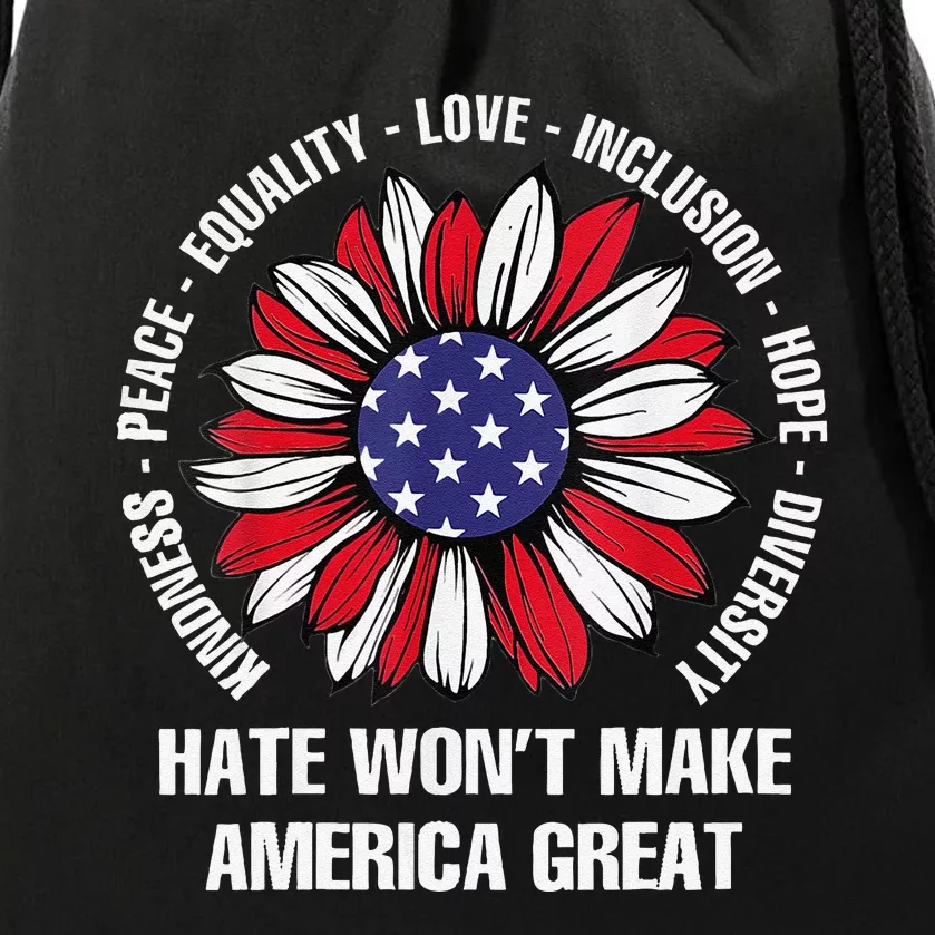 Women Hate Wont Make America Great Gift Drawstring Bag