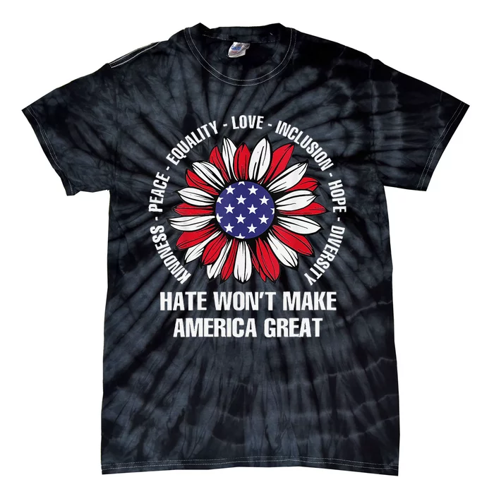 Women Hate Wont Make America Great Gift Tie-Dye T-Shirt