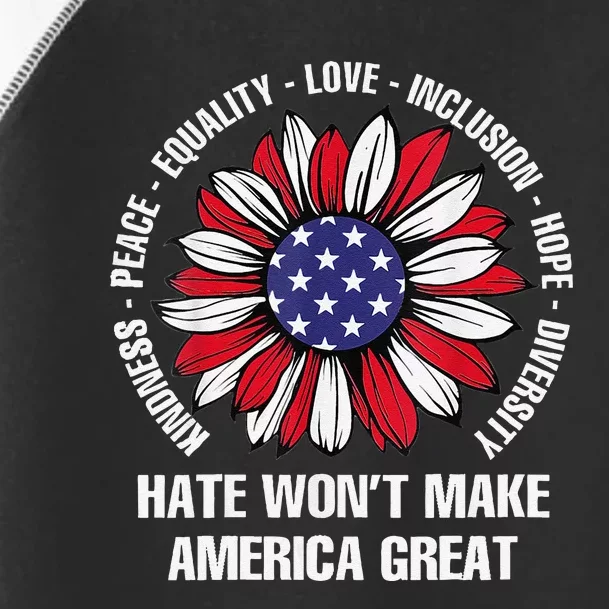 Women Hate Wont Make America Great Gift Toddler Fine Jersey T-Shirt