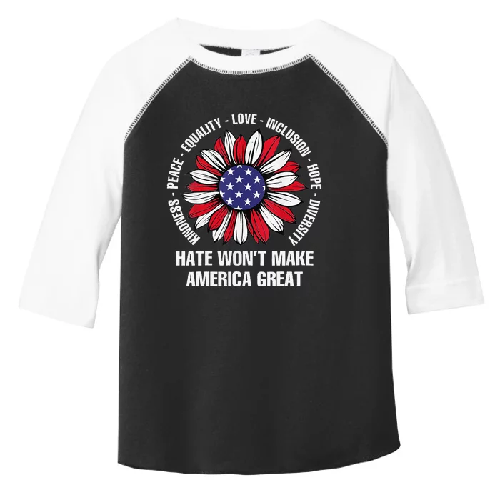 Women Hate Wont Make America Great Gift Toddler Fine Jersey T-Shirt