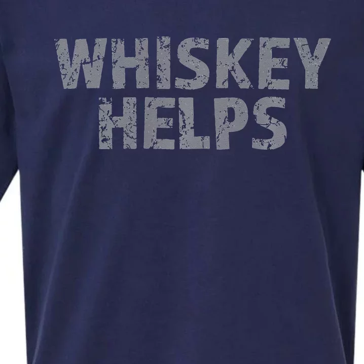 Whiskey Helps Sueded Cloud Jersey T-Shirt