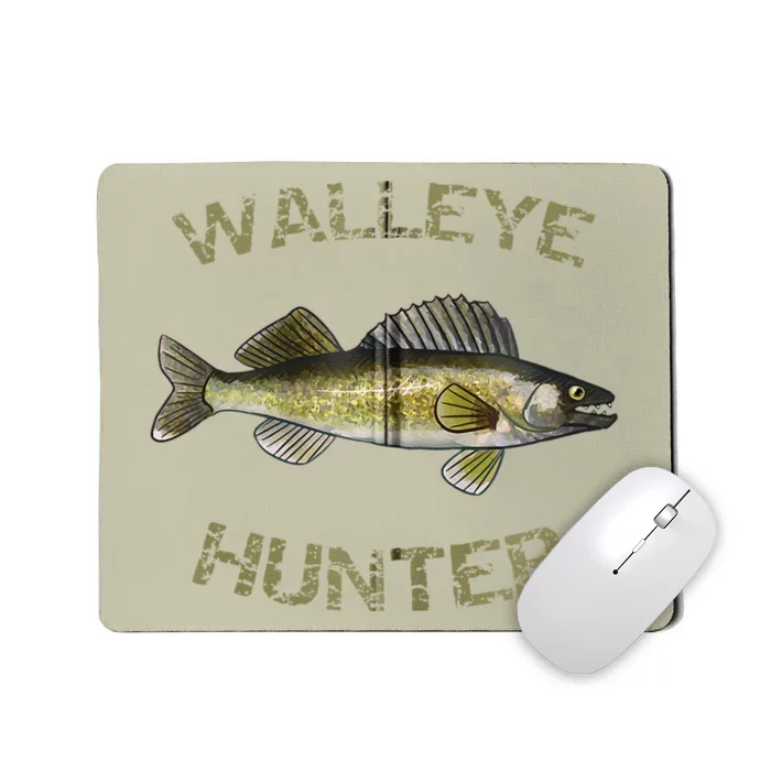 Walleye Hunter Walleye Fishing Walleye Zip Hoodie Mousepad