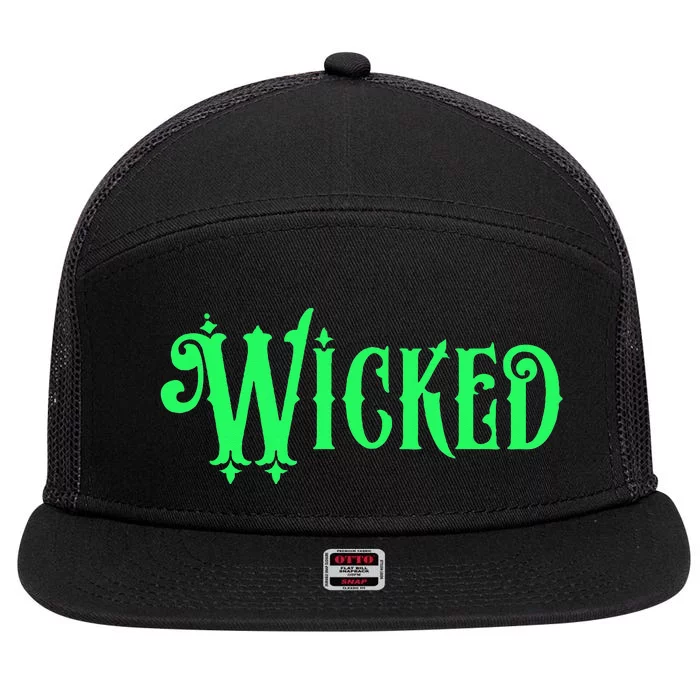 Wicked Halloween 7 Panel Mesh Trucker Snapback Hat